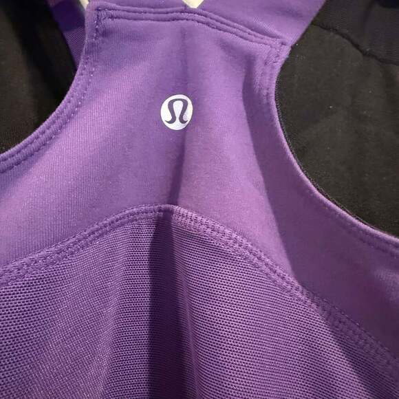 Lululemon Built-In Bra Tank Top – Purple – Size 10 - Picture 2 of 3